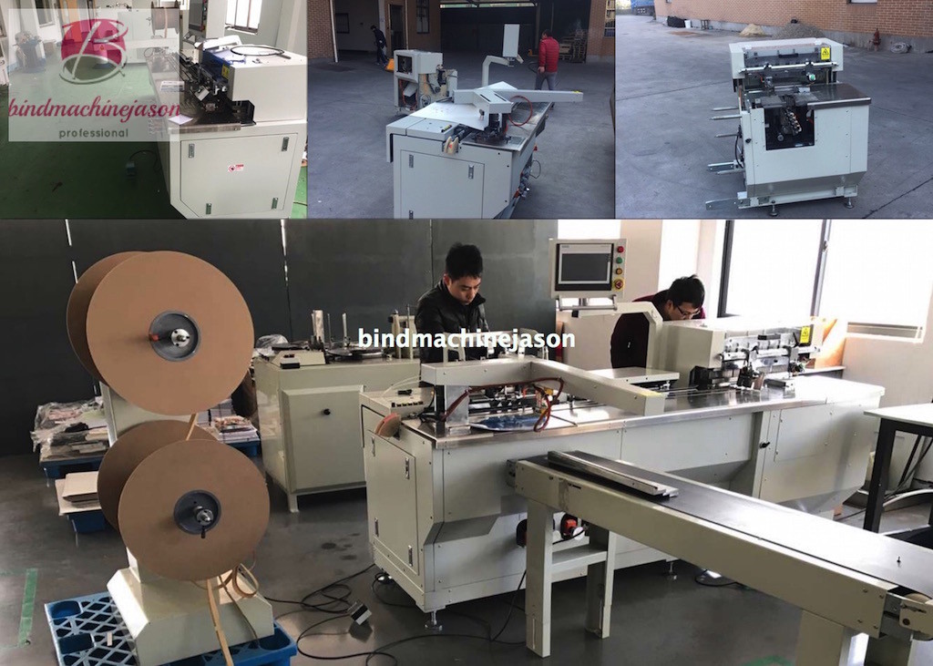 Twin ring wire closing machine with punching PBW580 for calendar and notebook