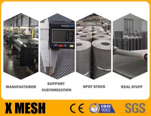 China 20 X 20 Mesh Size Stainless Steel Woven Mesh 0.25mm Diameter 25m Length wholesale