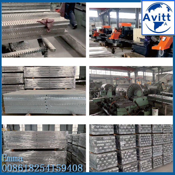 Mast Elevator Racks For SC Construction Building Hoist Mast Sections
