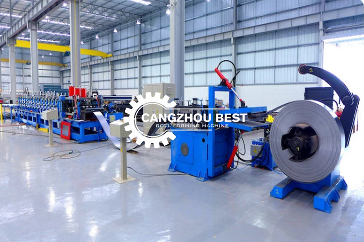 Iron Sheet Roof Making 0.8mm Plastic Tile Making Machine 3kw