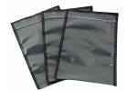 Clear Black Zipper Closure Vacuum Sealer Bags 8" X 12"