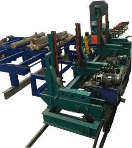 China 60 Inch Wood Cutting Vertical Bandsaw Mill With Log Carriage,Log Band Sawmill Machine wholesale