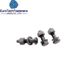 China DIN931 DIN933 Stainless Steel Black Hex Bolts And Nuts Washers Assembly wholesale