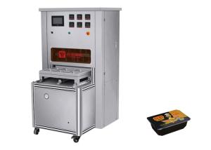 China 2KW MAP Tray Sealer Machine Tray Box Sealer Machine For Fruit wholesale