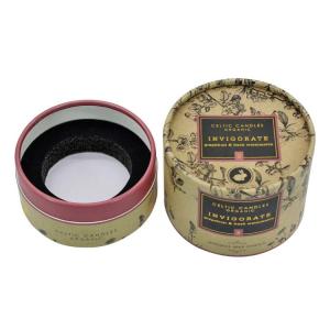China Custom Tube Packaging Rigid Candle Box For Tealight wholesale