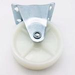 3 Inch White PP Wheel Furniture Cabinets Stable Caster