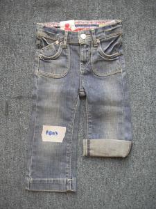 China Girls Trend Children Jeans Custom Logo Stretch Denim Pants Jrt14/13 wholesale