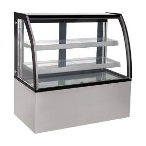 China Sliding Glass Countertop Refrigerated Display Cabinets 700L Display Volume wholesale