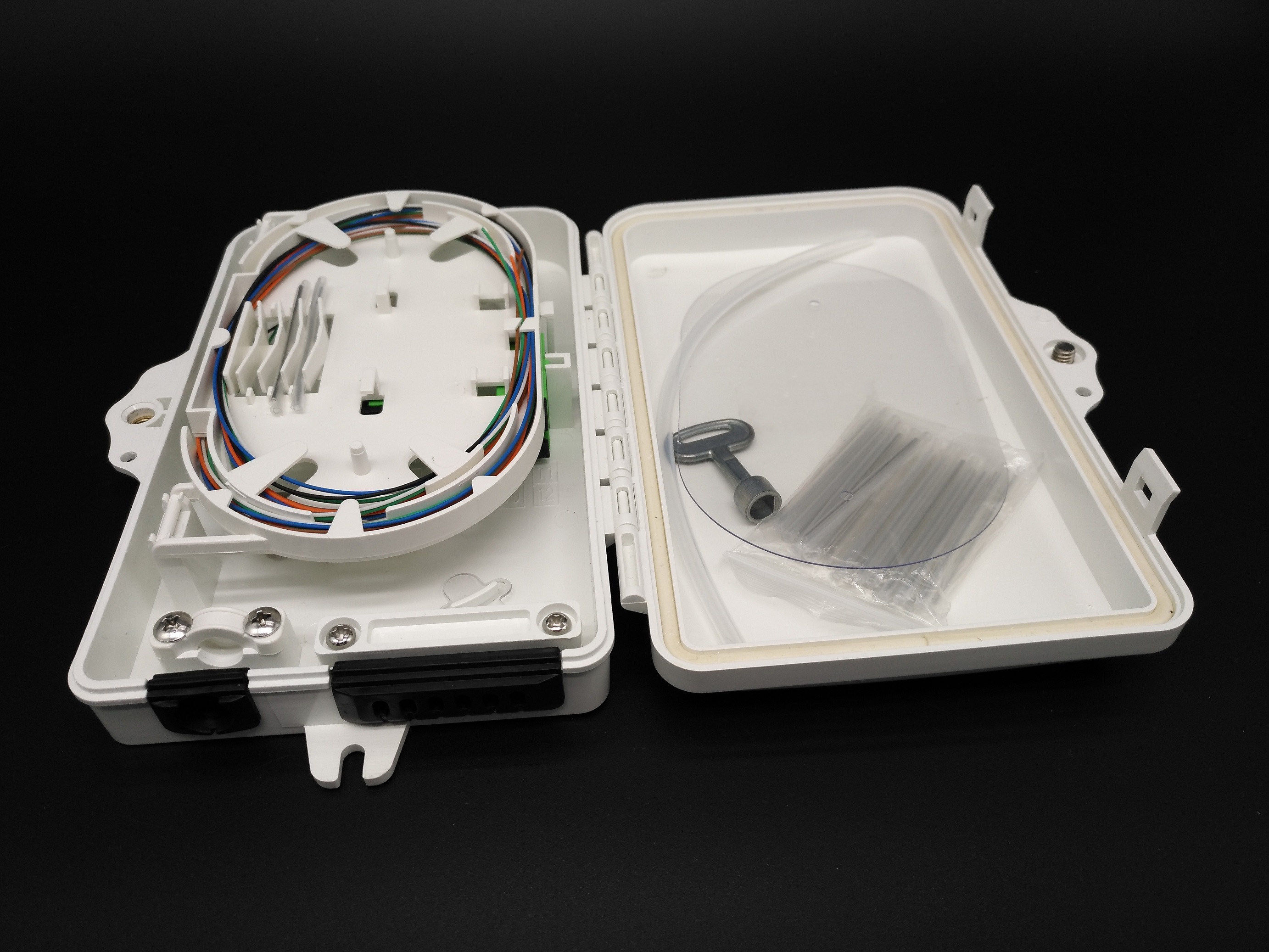 6 Port 12 Core FTTH FTB106C Fiber Optic Junction Box