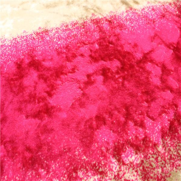 Professional Warm Crushed Velvet Fabric Customized Width For Curtain