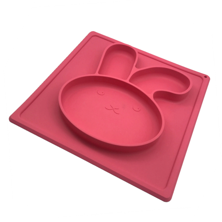 High Quality Silicone Suction Plate Baby Plate Mat Non Slip Placemats For Toddlers