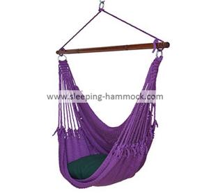 China Kids / Adults Indoor Outdoor Two Person Caribbean Hammock Chair 275 Pounds Capacity Purple wholesale