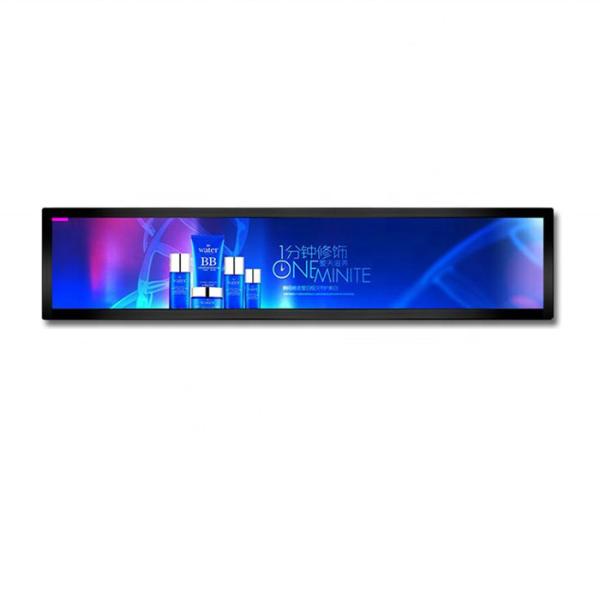 Quality 597x200MM LCD Advertising Display Ultra Stretched Bar Lcd Display for sale