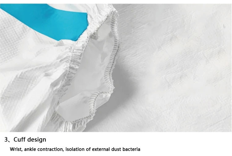 Surgical Disposable Protective Gown Non Woven Fabric PE Breathable Film soft