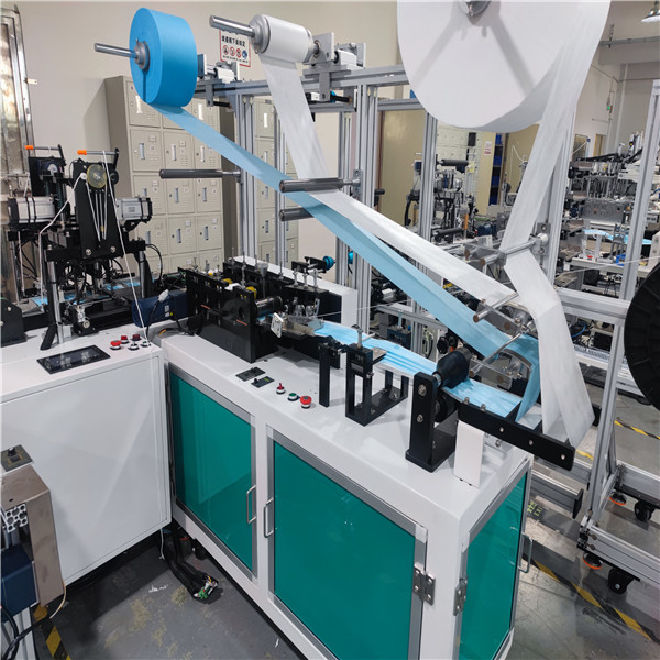 220V Elastic Band Mask Machine 180pcs/Min Face Mask Production Equipment