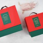 Dustproof Varnishing Holiday Gift Box Packaging Stackable For Christmas
