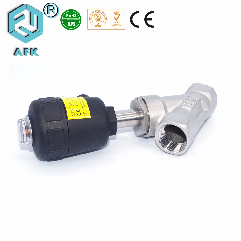 1/2 Inch Pneumatic Pressure Control Valve With Plastic Actuator PTFE Seal