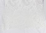 African French White Embroidered Lace Fabric Bridal Mesh Fabric For Party