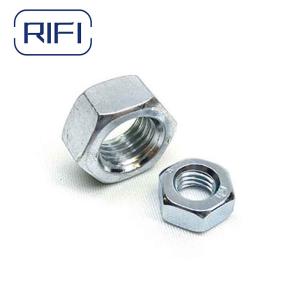 China DIN934 ANSI Metal Hardware Fasteners Galvanized Zinc Plated Hex Nut wholesale
