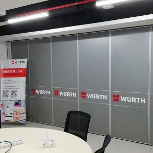 China Soundproof Hanging System Office Partition Walls / Acoustic Folding Doors wholesale
