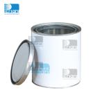Round Paint Tin Cans 1 Liter -5 Liter Empty Paint Tins White Coating