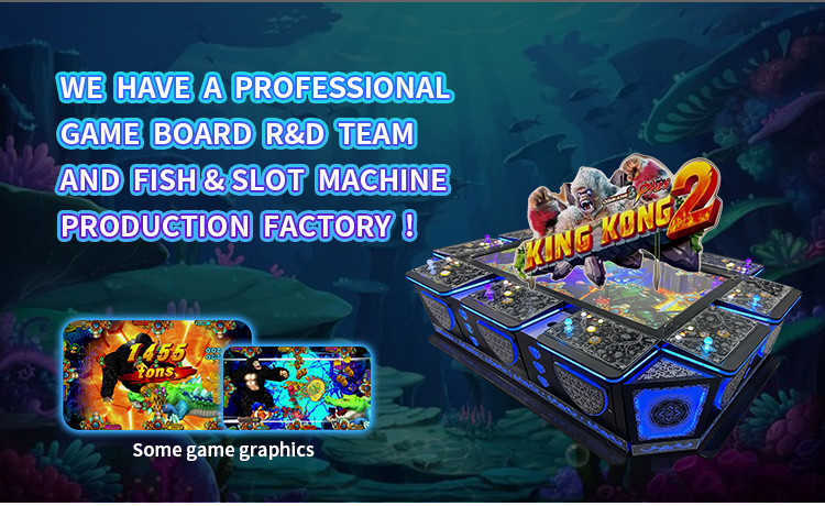 110v Video Fish Game Machine Table Cabinet Amusement Game Center