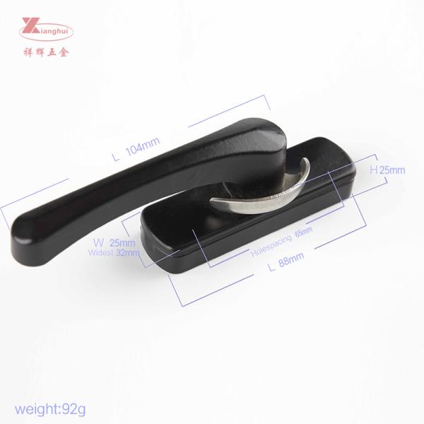 Hotel Villa Apartment Office Building 90g Aluminum Crescent Lock for Sliding Window