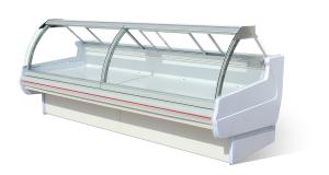 China Remote Type -1-5 ℃ Fresh Meat Food Display Cabinets Produce Display Coolers wholesale