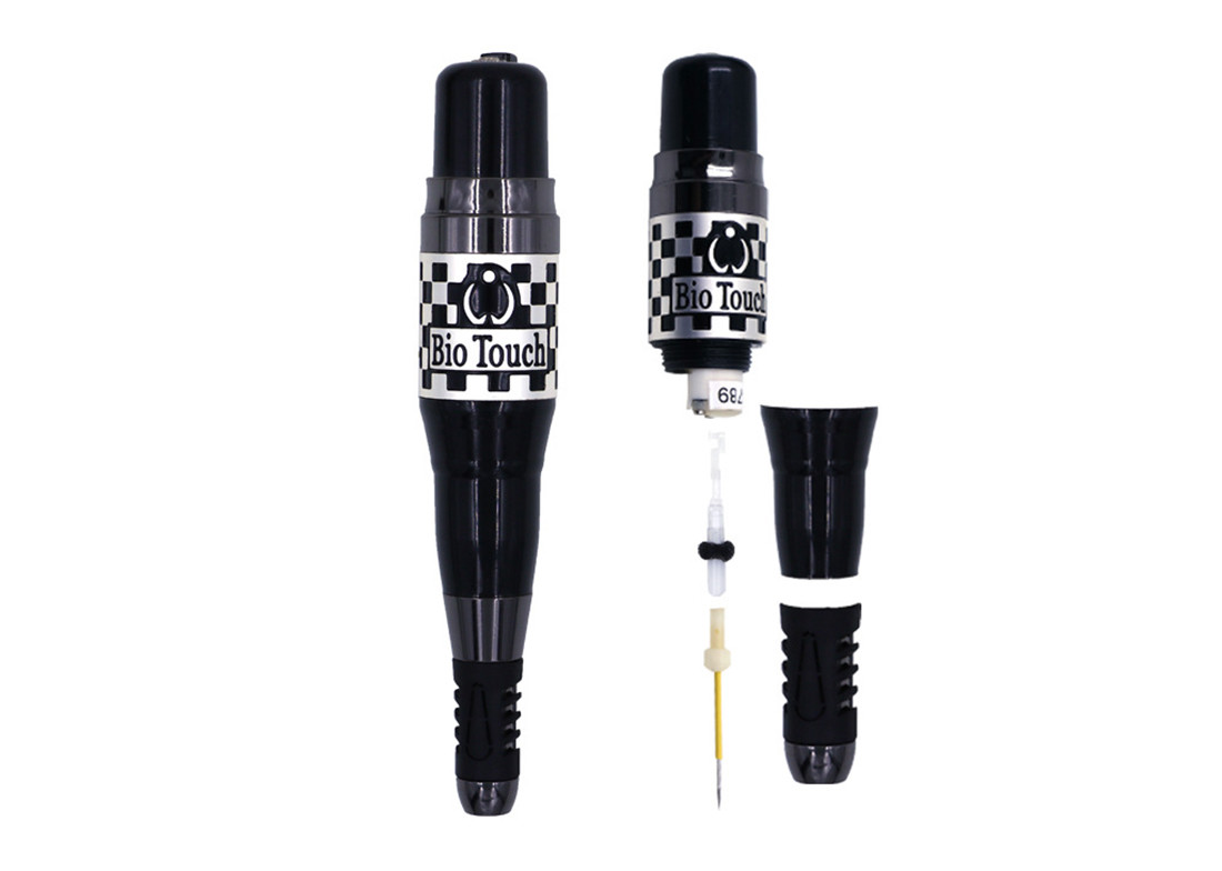 Black Biotouch Permanent Makeup Tattoo Kit Eyebrow Rotary Pen