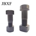 Black Hex Truck Wheel Bolt 12.9 Grade Excavator Track Bolts Carbon Steel