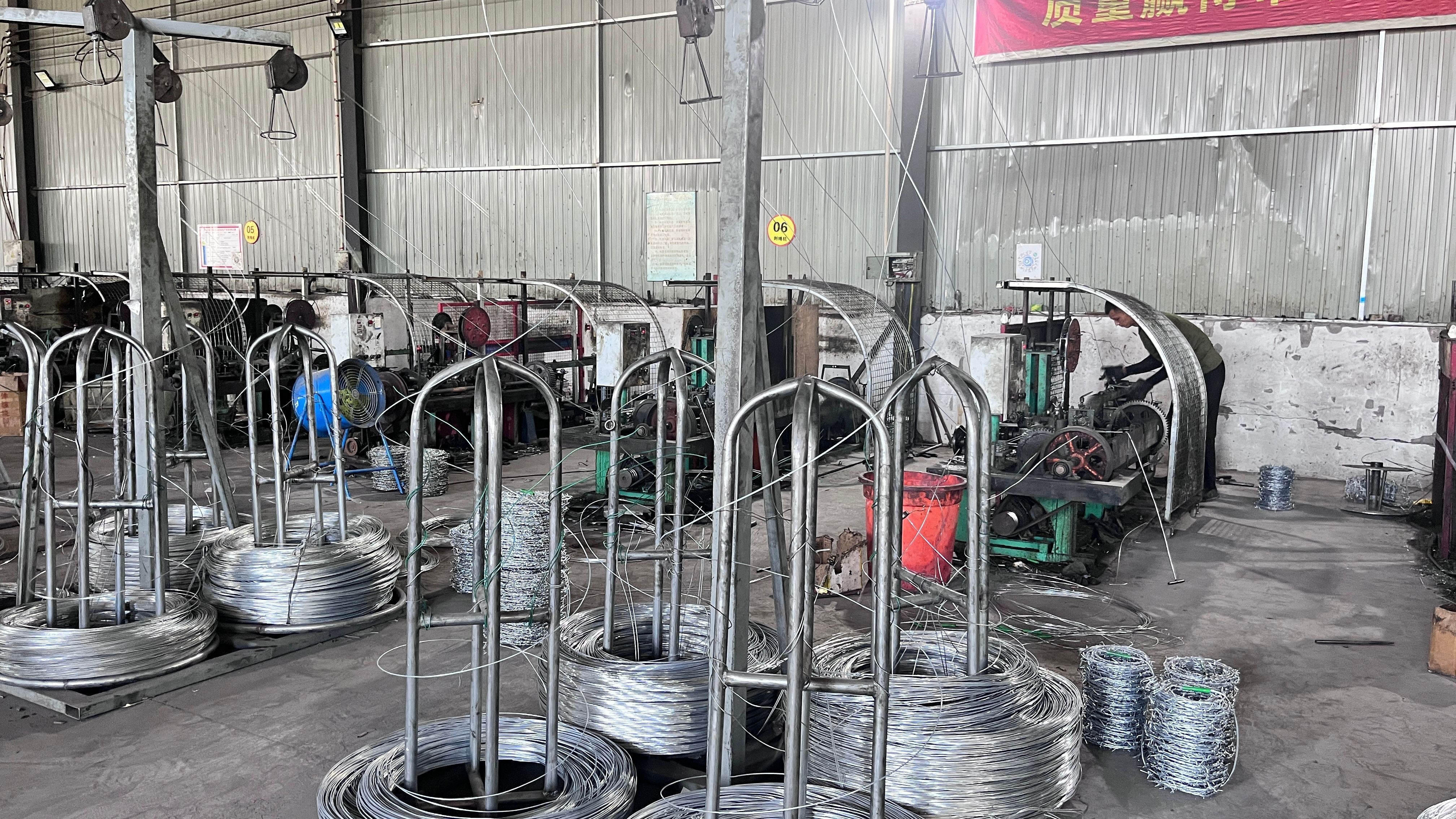 Fence Barbed Wire Galvanized Protection Steel Wire 500 Meters Razor Blade Galvanized Single Razor