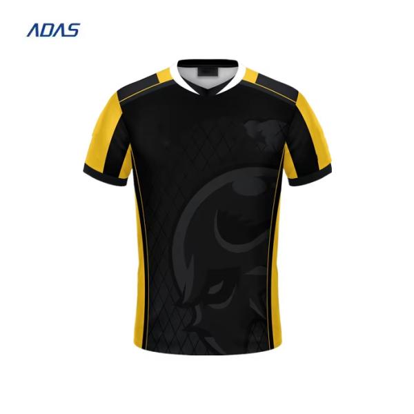 Breathable Rocket League Esports Team Jersey Full Printing Gaming Shirt For Adults