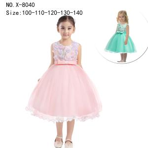 China girl's princess dress evening dress wear party dress ready goods ready to ship stock 52 wholesale