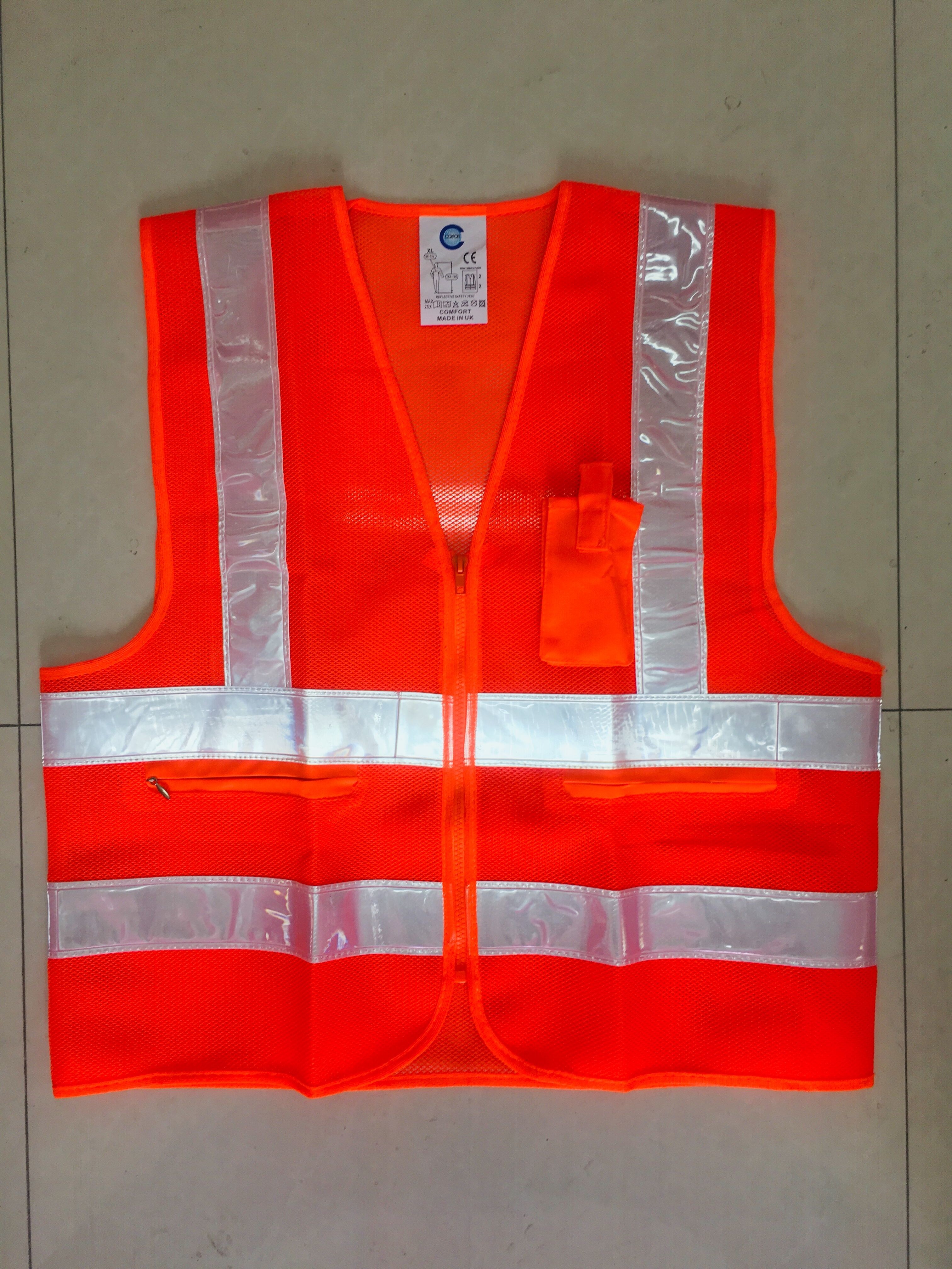 80 Gram 100 Gram Multi Pocket Mesh Vest XXXL Mesh Construction Vest