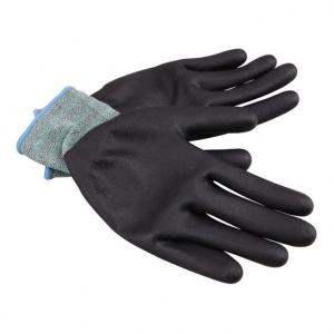 China For personal protective equipment of professional industrial rubber nylon black nitrile foam safety working gloves wholesale