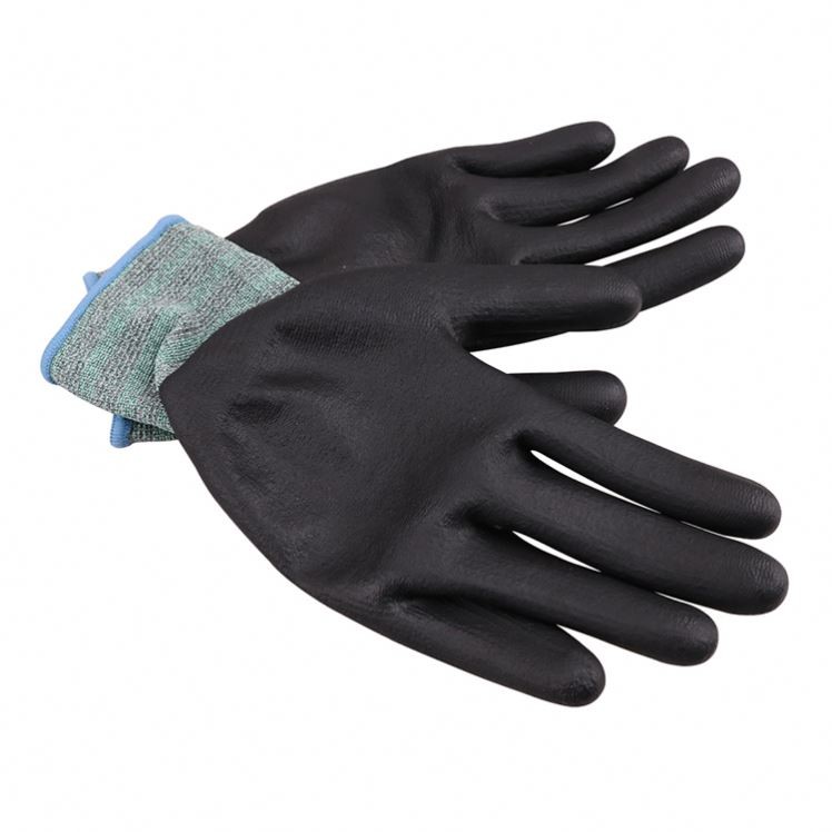 13 guage nylon polyester work nitrile gloves