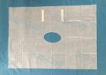 White Fenestrated Disposable Surgical Drapes Waterproof Sterile For Hospital