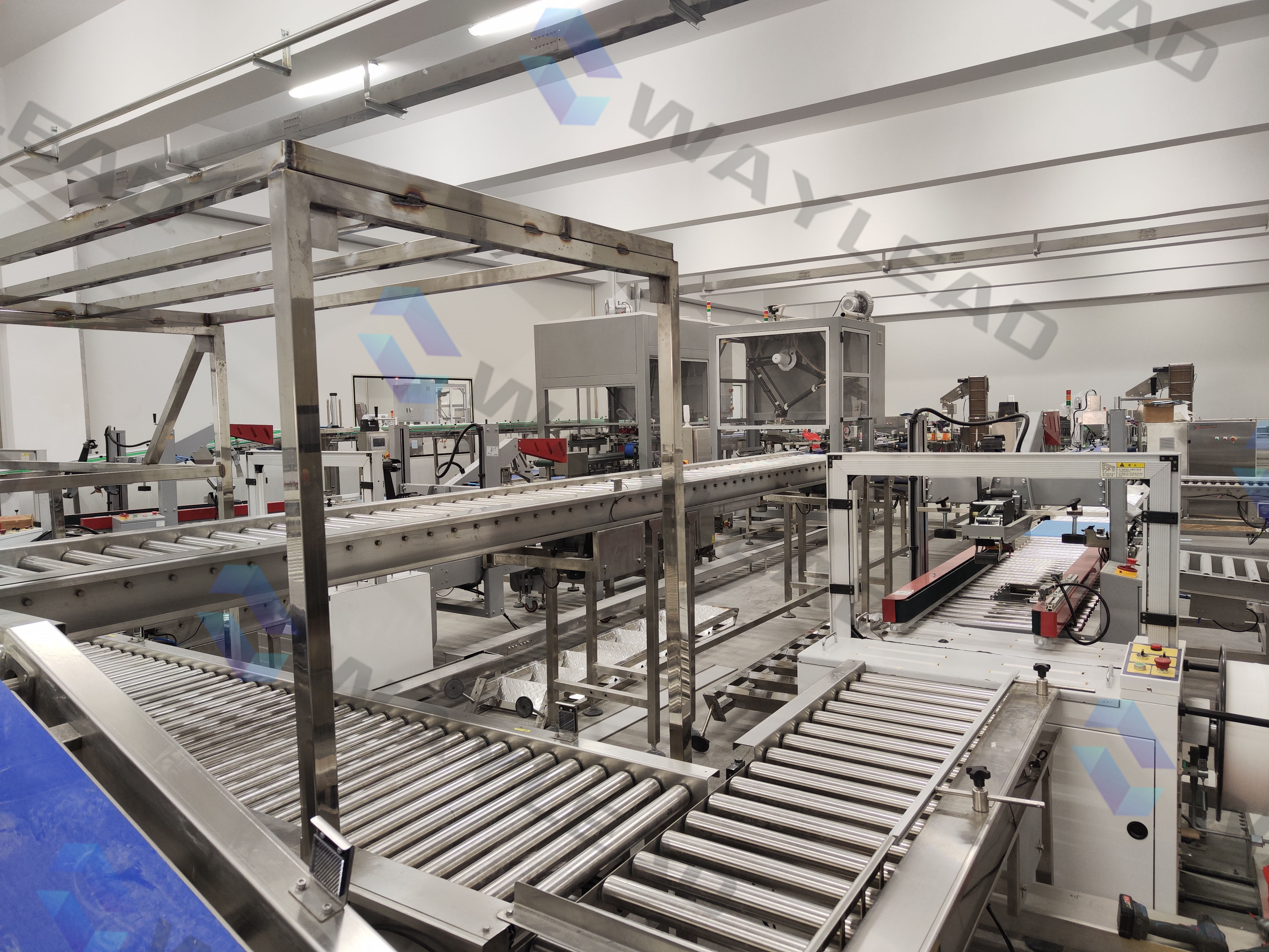 Baking Automatic Packaging Line Bread Food Packaging Line 220V 50Hz / 60Hz