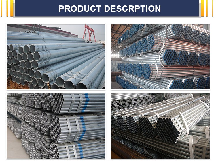 Galvanized En39 Frame Scaffolding Steel Tube，Punching Welded Steel Pipe