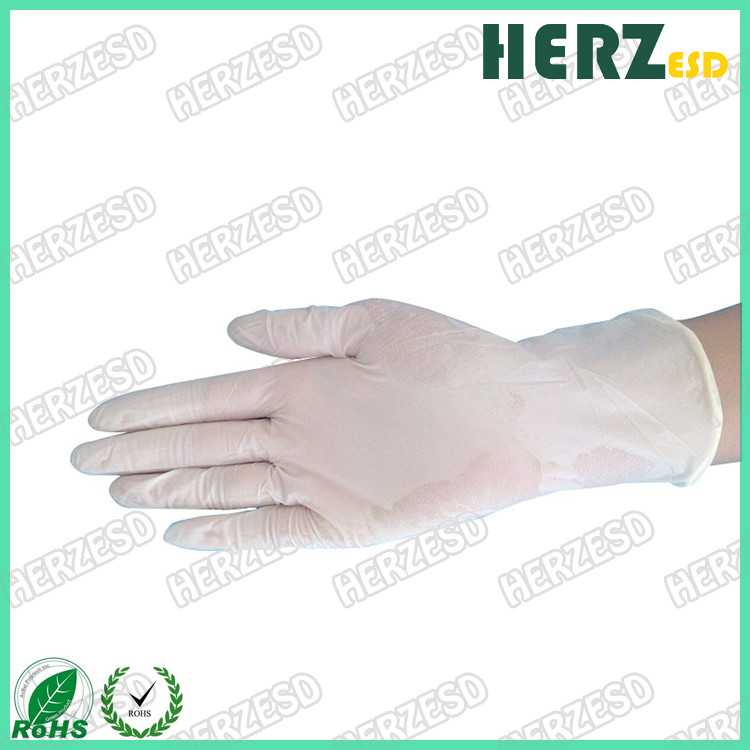 Exam Grade ESD Hand Gloves / Nitrile Gloves Anti Static 12 / 9 Inch Size