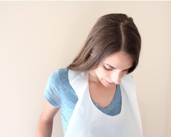 Customerized Disposable Polyethylene Aprons Embossed Textured Surface