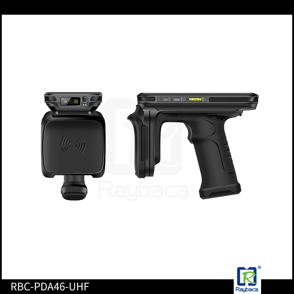 Handheld RFID Microchip Scanner , Electronic Chip Reader Android Mobile Terminal Device
