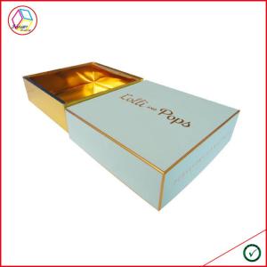 China 4mm Gold Foil Matte Lamination Chocolate Packaging Box Die Cutting wholesale