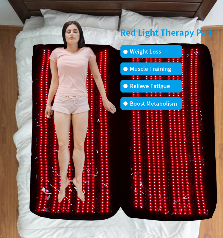 850nm Folded Full Body Red Light Therapy Product Sleeping Bag Heating Pad 160x60