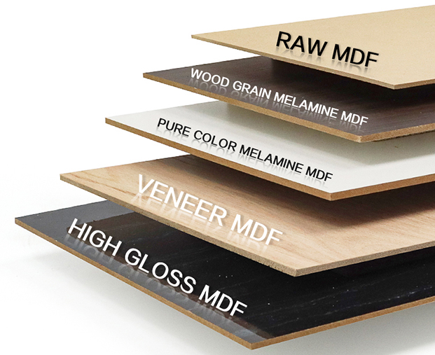 MDF Hardboard Modern wood fiberboard for interior design projects