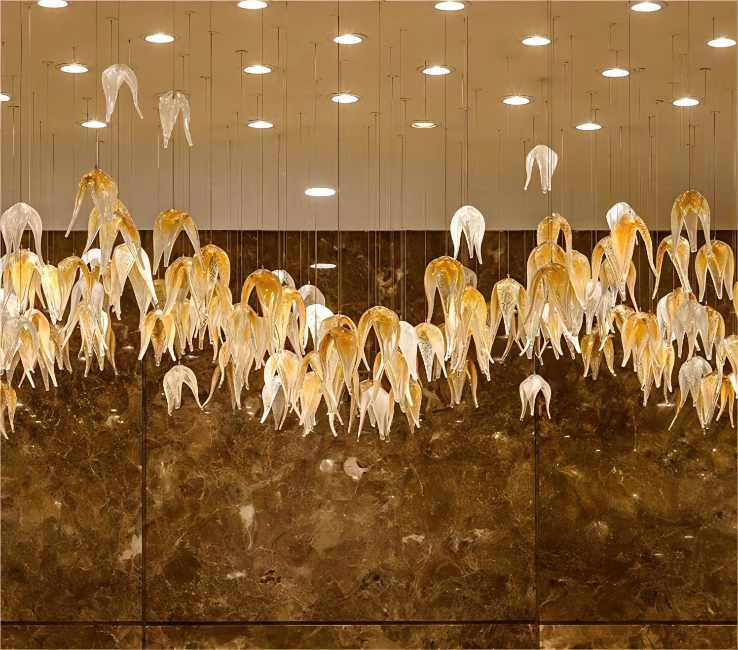 Made-to-Order Large Chandeliers Exclusive Designs Boutique Hotels and High-End Retail Stores