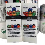 Printed Clothing Satin Care Label Washing Instruction Symbols Laundry Tag