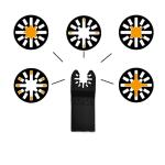 Black Cutting PVC Floor Oscillating Saw Wood Blades 35mm