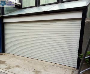 China PU Infilled Electric Aluminum Alloy Roller Shutter Garage Doors wholesale