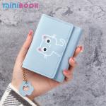 Ladies Wallet Short Creative Fashion Wallet Girls Short Small Mini PU Leather